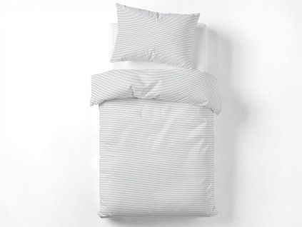 Šedé povlečení Lines Grey